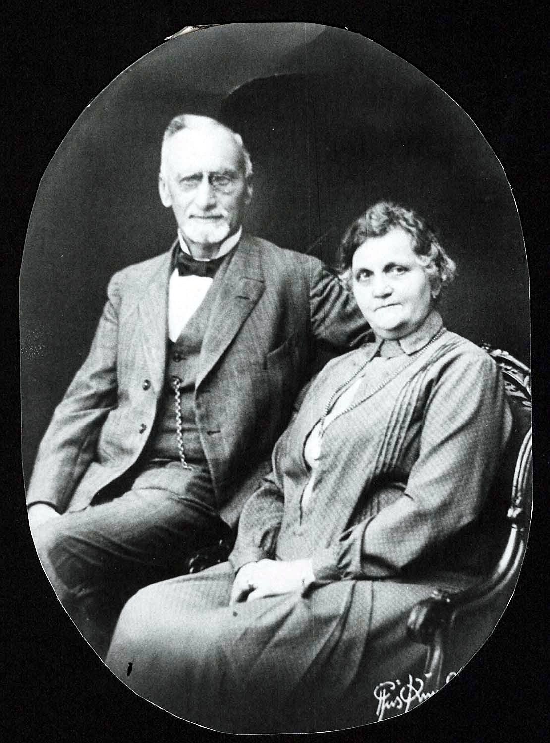 Historisk portræt af Marie og Jens Torstensen